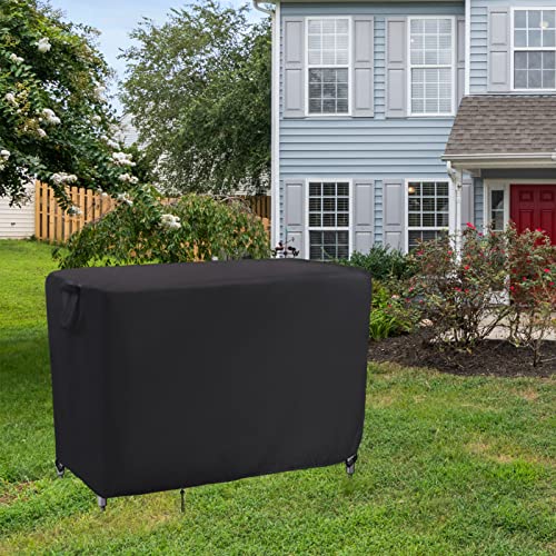 Kingling Outdoor Prep Table Cover, Waterproof Stainless Steel Table Cover Metal Table Cover Protection for Patio Kitchen Prep/Work Table - 60''L x Kingling