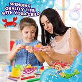 ToyUnited Make Your Own Water Globe - Snow Water Stem Projects DIY Activities Glitters Supplies Perfect Arts and Crafts Clay for Girls Boys Kids Ages ToyUnited