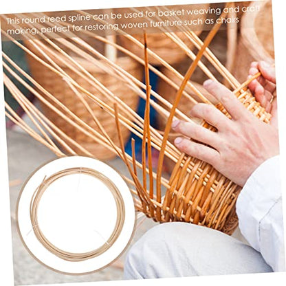 MERRYHAPY 1 Roll Rattan Weave Material Rattan Material Basket Weaving Reed Basket Weaving Supplies Rattan Furniture Repair Material Kit Chairs - WoodArtSupply