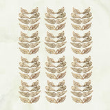 NOLITOY 80pcs Unfinished Wooden Angel Wings for Crafts Small Angel Wings for Crafts Angel Wings Wood Cutouts Craft Wings Christmas Party Supplies NOLITOY