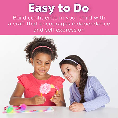 Creativity for Kids Fashion Headband Making Kit - Makes 10 DIY Headbands, Arts and Craft Kits for Ages 5-7+, Kids Activities, Birthday Gifts for Creativity for Kids