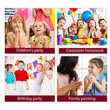 NUOBESTY 16pcs Princess Fairy Wands Kit Make Your Own Princes Unfinished Wooden Magical Wand Stick Moon Flowers for Girls DIY Crafts Cosplay Costume NUOBESTY