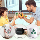 Tintnut Tropical Leaves Permanent Vinyl - 10 Sheets 12"x10", Pineapple Hawaiian Floral Pattern Vinyl Compatible with Cricut Machine, Patterned Tintnut