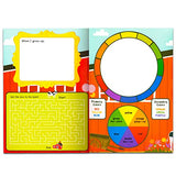 Kindergarten Learning Workbooks Set - Bundle with 5 Activity Work Books for Kindergartners with Crayola Reward Stickers (Alphabet, Numbers, Shapes, Crenstone