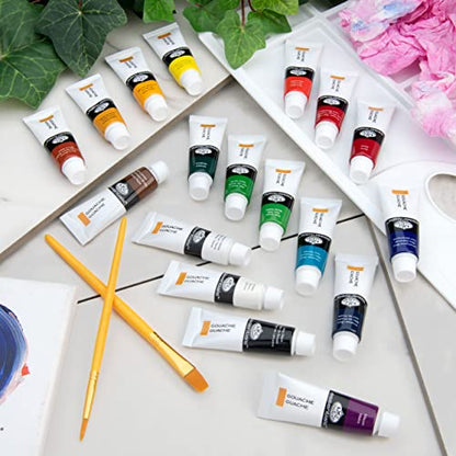 Royal & Langnickel Gouache Paint, 18-Piece - WoodArtSupply