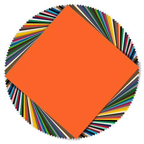 Permanent Adhesive Backed Matte Vinyl Sheets by EZ Craft USA - 12" x 12" - 40 Sheets Works with Cricut & Other Cutters EZ Craft USA