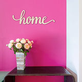 Home Wood Sign Home Décor Wall Art Unfinished 12" x 4" Woodums