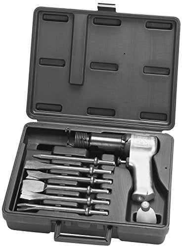 Ingersoll Rand 121-K6 Super Duty Air Hammer Kit, 121/Q Tool Plus 6 PC Chisel Set with Storage Case, Touch Trigger for Max Control, 3000 BPM Ingersoll Rand