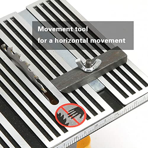 4" 60W MINI ELECTRIC TABLE SAW BENCH TOP GREAT ELECTRIC HOBBY CRAFT TABLE SAW DIY Power Tool Work Bench Stand Circular 2 PIECES Blades JETH