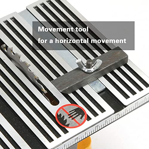 4" 60W MINI ELECTRIC TABLE SAW BENCH TOP GREAT ELECTRIC HOBBY CRAFT TABLE SAW DIY Power Tool Work Bench Stand Circular 2 PIECES Blades
