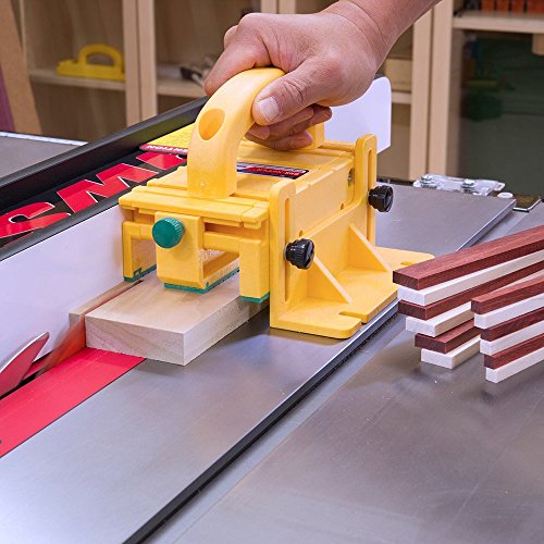 MICROJIG GRR-RIPPER GR-100,GRP-11G 3D Pushblock For Table Saws, Router Tables, Band Saws, And Jointers And 1/8-Inch Leg MICRO JIG