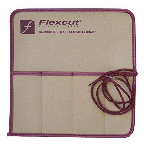 Flexcut Knife Roll, with Four Pockets, 3.4 Oz (KN00) - WoodArtSupply