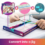 Paracord Bracelet Making Kit with Charms - Art & Craft Gift for Girls Age 8 9 10 11 12 & Teens 13 14 year old. Make Your Own Friendship & Fashion Glittery Garden