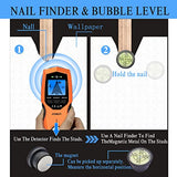 ATOBLIN Stud Finder Wall Scanner, 7 in 1 upgraded Electronic Stud Sensor with Magnetic Bubble Level, Digital LCD Display, Beam Finders Wall Detector ATOBLIN