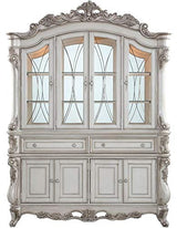 ACME Furniture Wooden Frame Hutch and Buffet, Antique White Acme Furniture