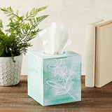 Unfinished Wood Tissue Box Cover for DIY Custom Design, Square Wooden Tissue Cover Holder with Slide Out Bottom for Home Decor, Arts & Crafts, Kid's Juvale