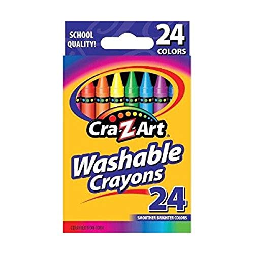 Cra-Z-Art Washable Crayons, 24 Count Cra-Z-Art