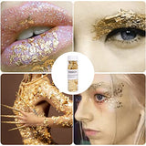 Yeeech Imitation Gold Foil Flakes for Resin Decoration Stickers for Nails Face Eyes Hair DIY Painting Crafts Makeup Body Art Yeeech