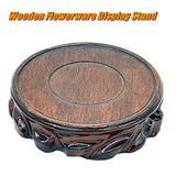 Japanese Ikebana Vase Kit, Ceramics Flower Pot Flower Shallow Container Flowerware with 2inch Flower Frog, 4inch Vase Base and Flower Arrangement Eggone