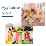 Craftdady 50Pcs 19-20mm Natural Round Wooden Balls 3/4 Inch Unfinished Hardwood Craft Balls Decorative Wood Spheres No Hole for Craft DIY Projects Craftdady