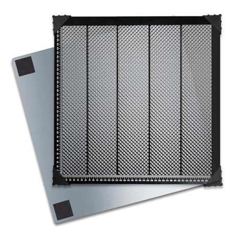 MCWlaser Honeycomb Working Table 15.7"x15.7"/400x400mm Honeycomb Laser Bed with Aluminum Plate for Most Laser Engraver Cutter MCWlaser