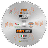 CMT 256.050.10 ITK XTreme Industrial Combination Saw Blade, 10-Inch x 50 Teeth 4 ATB + 1 FLAT Grind with 5/8-Inch Bore CMT