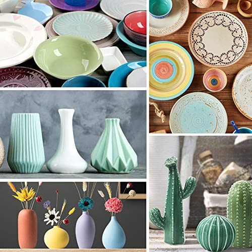 8 Pieces Wooden Pottery Sculpting Clay Cleaning Tool Set, Includes Clay Cutting, Modeling, Trimming Tools, for Beginner Level Pottery and Smoothing, Zlulary