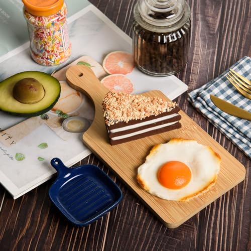 12 Pcs Thicken Bamboo Cutting Board Bulk 11x5 Inch Personalized Wood Chopping Board Customized Laser Engraving Serving Charcuterie Boards for Wedding AWIZOM