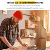 12 Pcs Bulk Cutting Board Wood Chopping Board Laser Engraving Serving Board Charcuterie Boards for Customized Mother's Day Wedding Housewarming Gift Zubebe