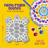 Stepping Stone Painting Kit for Kids - Paint 5 Garden Stones - Arts and Crafts for Boys & Girls Ages 4-12 - Gifts for Kid, Boy, Girl Age 4, 5, 6, 7, Dan&Darci