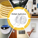 KUSUFEFI Double Sided Adhesive tape Heavy Duty, Double Stick Mounting (2 Rolls, Total 20FT), Clear Two Sided Wall tape Strips, Removable Poster tape KUSUFEFI