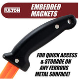 Safety Woodworking Push Stick 2 Pack, Each Has a Contoured Handle Embedded with Two Rare Earth Magnets, Ideal for Pushing Stock Through on Table Fulton