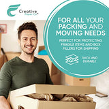 Brown Kraft Paper Roll 17.75” x 1200” (100ft) Made in USA- Ideal for Gift Wrapping, Packing Paper for Moving, Art Craft, Shipping, Floor Covering, Creative Paper Co