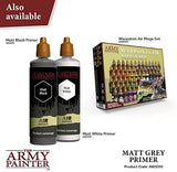 The Army Painter Warpaints Air Primer Matt Grey 18ml Acrylic Paint for Airbrush, Wargaming and Modelling The Army Painter