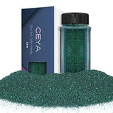 Ceya Ultra Fine Glitter Powder，3.5oz/ 100g Emerald Green Craft Glitter Powder Mixed Fine Iridescent Nail Sequins Flakes for Epoxy Resin, DIY Crafts ceya