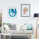 48pcs Wood Discs Slices Horseshoe Shape Unfinished Wooden Cutouts for Christmas Craft DIY Home Decoration EXCEART