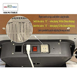 USA MJ Table 44mm Tiles Automatic Mahjong 4 Legs Dining Game Table, Chinese Style, Comes 2 Sets of Magnetic Tiles & One Year Warranty (Not for 152 WPYST