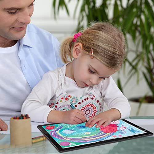 Rechargeable A4 Light Pad with Innovative Stand and Top Clip, Elice Wireless Bright Light Tracing Board Portable LED Artcraft Tracer Box for Artists, elice