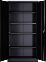 LUCYPAL Metal Storage Cabinet with Locking Doors,Locking Steel Storage Cabinet with 4 Adjustable Shelves,72" H Tall Tool Storage Cabinet for LUCYPAL