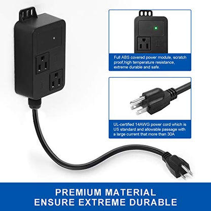 Automatic Vacuum Switch for Power Tools, Dust Control Autoswitch with Unique Current Sensing Technology to Delay Vacuum On, Prevent Circuit Overload