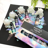 Pixiss Iridescent Color Changing Alcohol Ink Set - 5 Shades of Alcohol Ink for Epoxy Resin Supplies, Yupo Paper, Tumblers, Coasters - Resin Colorant Pixiss