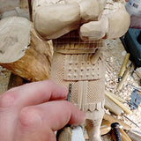 ZOENHOU 10 PCS 6 x 2 x 2 Inches Basswood Carving Blocks, Premium Unfinished Carving Wood Whittling Blocks Kit, Balsa Wood Blocks for Crafting ZOENHOU