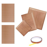 6 Pack Heat Press Pillows Mat Kit -3 Different Size Thermal Teflon Pillow,2 Teflon Sheet and 1 Heat Tape for HTV Project,Ironing VCHOMY