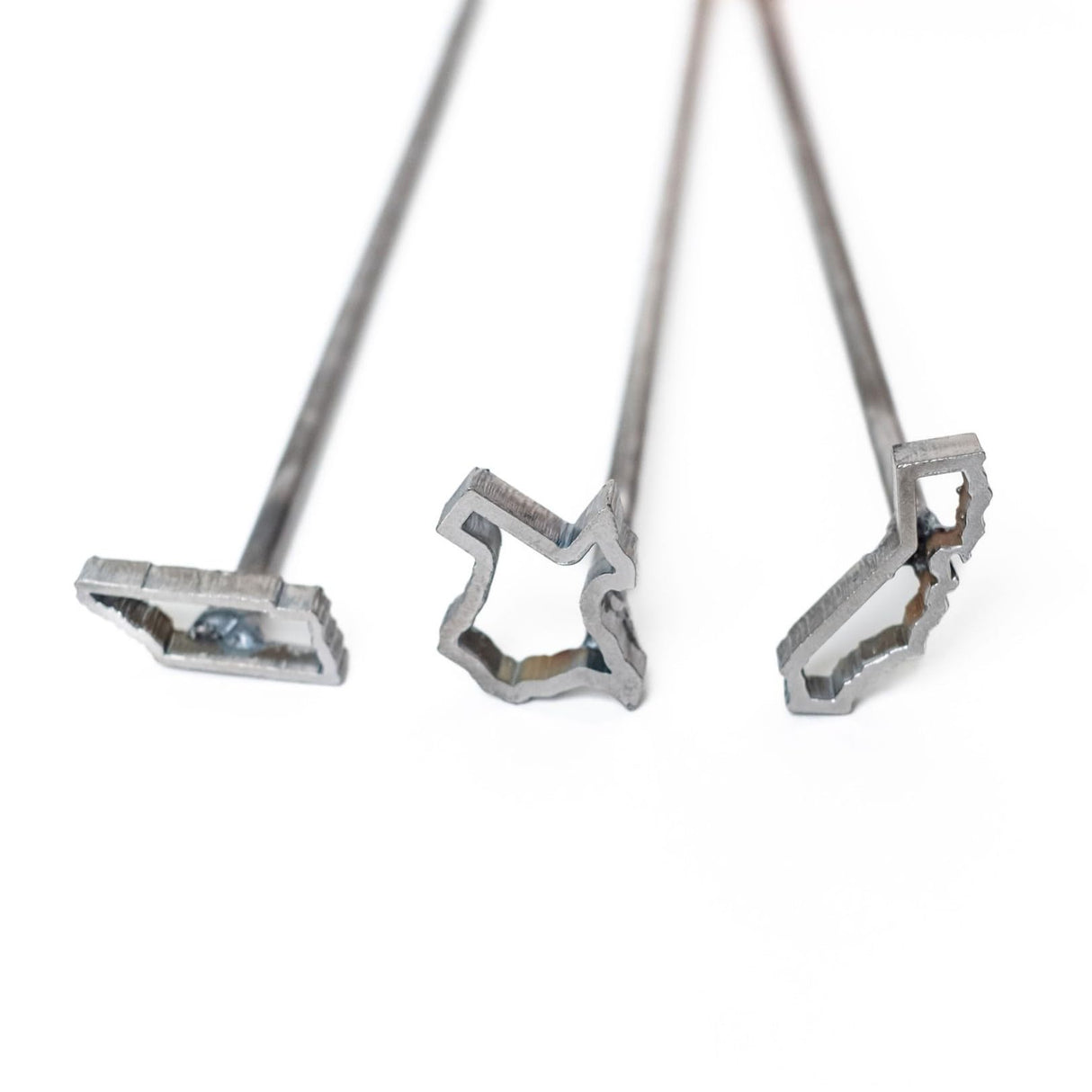 Personalised State Outline Branding Iron - Custom Steel Tool for Crafts & Grilling - The Heritage Forge The Heritage Forge