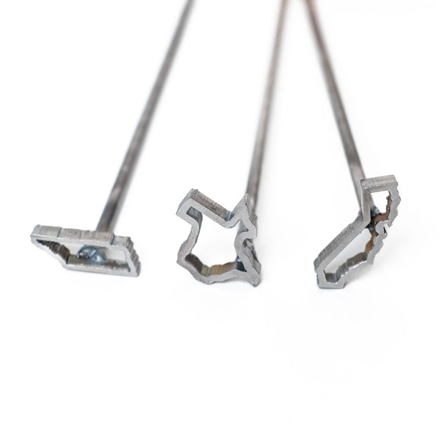 Personalised State Outline Branding Iron - Custom Steel Tool for Crafts & Grilling - The Heritage Forge The Heritage Forge