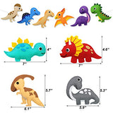 CiyvoLyeen Dinosaur Sewing Craft Kit DIY Kids Craft and Sew Set for Girls and Boys Educational Beginners Sewing Stuffed Animal Felt Plush Ornaments CiyvoLyeen