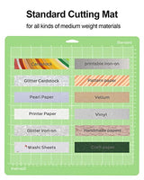 Gwybkq Cutting Mat for Cricut Maker 3/Maker/Explore 3/Air 2/Air/One 12 Pack 12x12 Cut Mats Replacement Accessories Adhesive Sticky Green Cricket Gwybkq