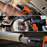 WP WORKPAD Air Die Grinder Set, Straight/Angled Air Die Grinder Kit with 1/4 and 1/8 inch Collets, Pneumatic Tools 2PCS WP WORKPAD