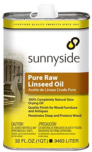 Sunnyside Corporation 87332 Pure Raw Linseed Oil, Quart Sunnyside Corporation