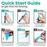 Chalkola Liquid Chalk Markers Erasable (10 Pack) w/Gold & Silver - Washable Paint Chalk Pens for Chalkboard Signs, Blackboard, Car Window, Bistro, Chalkola